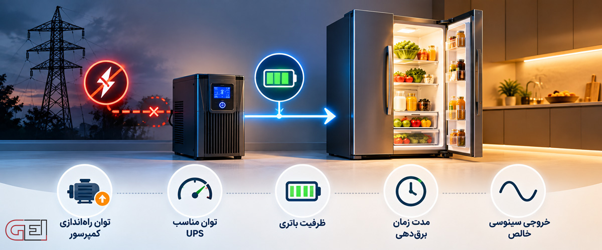 یو پی اس برای یخچال