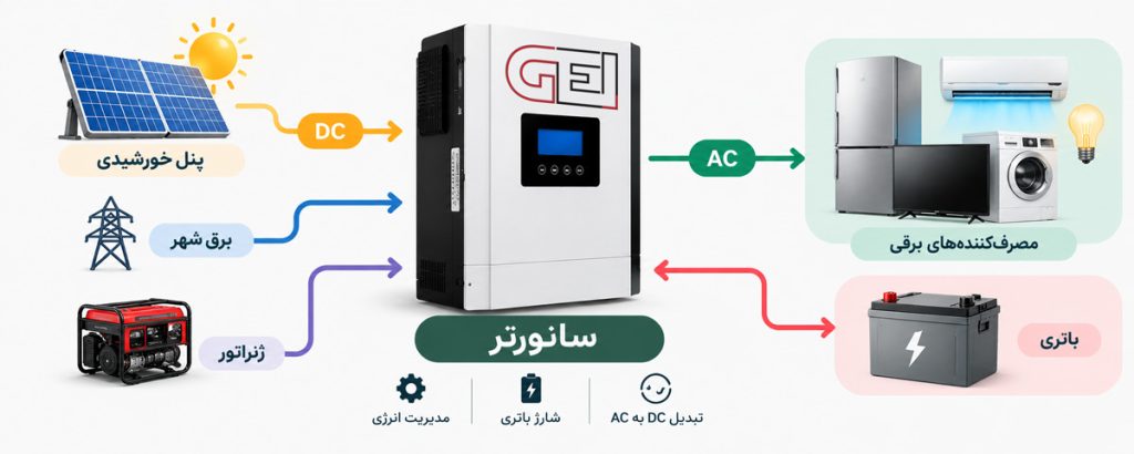 سانورتر چیست؟