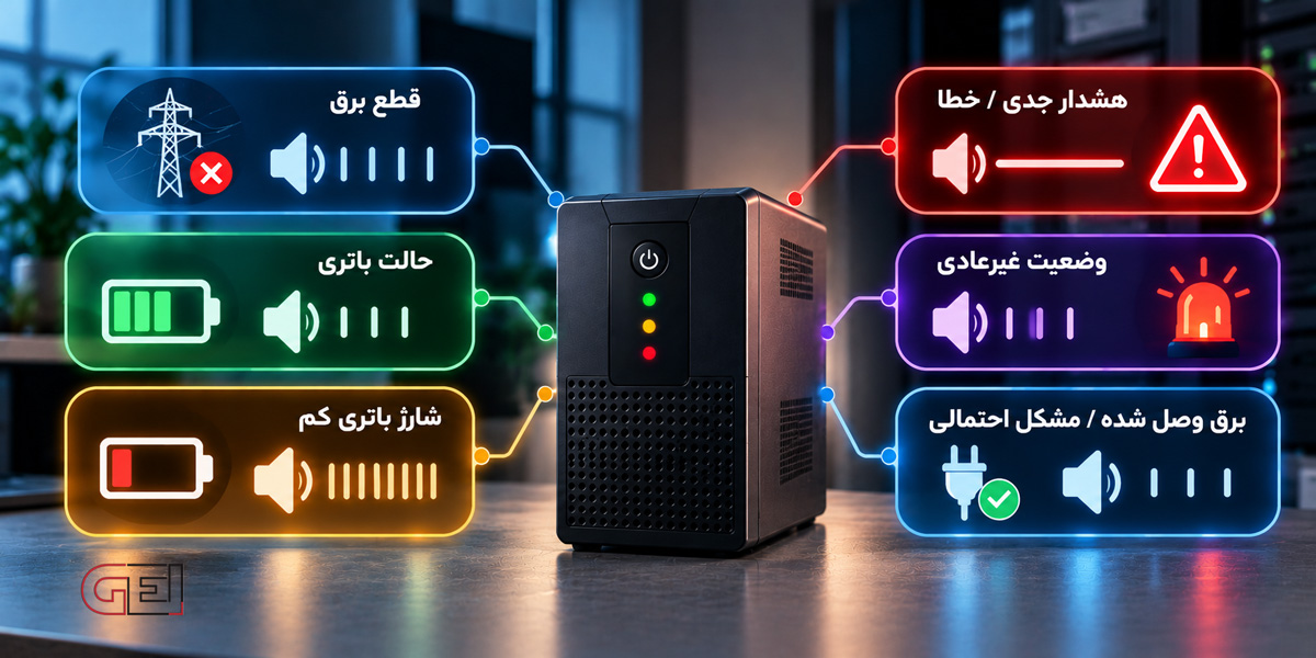 بوق زدن UPS